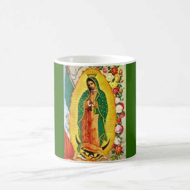 The Virgin of Guadalupe. Coffee Mug (Center)
