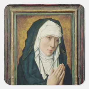 The Virgin of Sorrow 2 Square Sticker