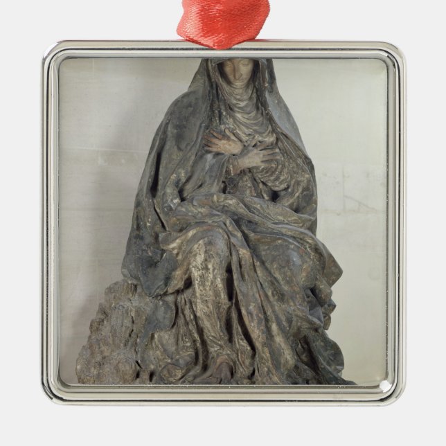 The Virgin of Sorrow Metal Tree Decoration (Front)