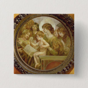 The Virgin of the Angels 15 Cm Square Badge