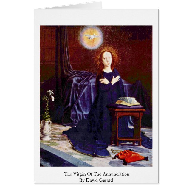 The Virgin Of The Annunciation By David Gerard (Front)