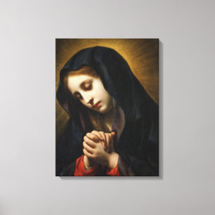 The Virgin of the Annunciation, c.1653-55 Canvas Print