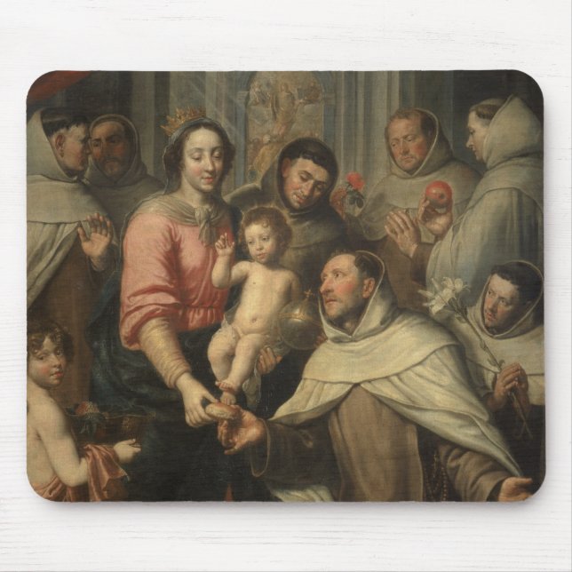 The Virgin of the Carmelites Mouse Mat (Front)