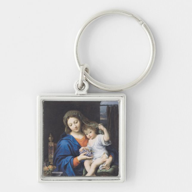 The Virgin of the Grapes, 1640-50 Key Ring (Front)