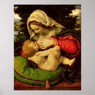 The Virgin of the Green Cushion, 1507-10 Poster