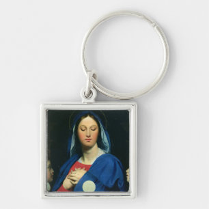 The Virgin of the Host, 1866 Key Ring
