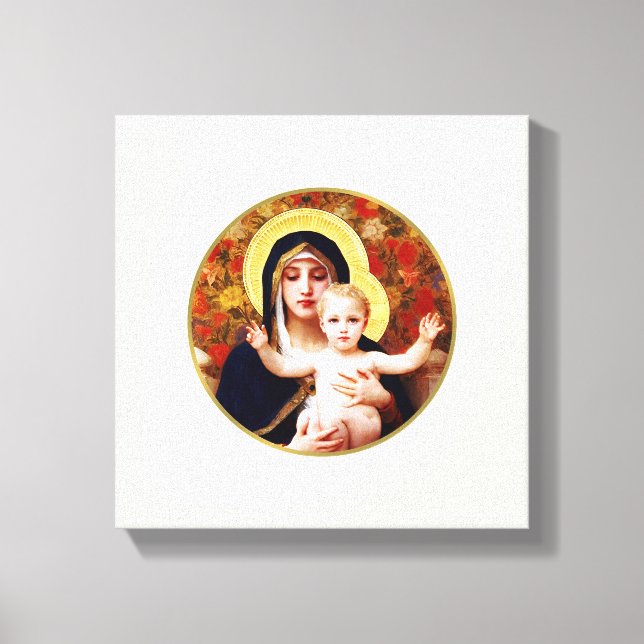"The Virgin of the Lilies" Fine Art Wrapped Canvas (Front)