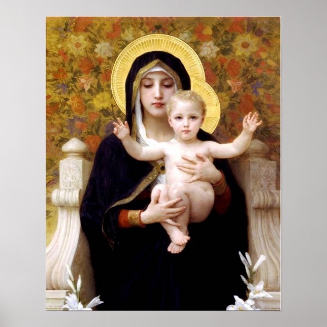 The Virgin of the Lilies (La Vierge au Lys) Poster (Front)