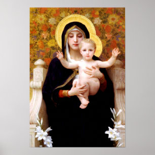 The Virgin of the Lilies (La Vierge au Lys) Poster