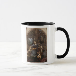 The Virgin of the Rocks , c.1508 Mug