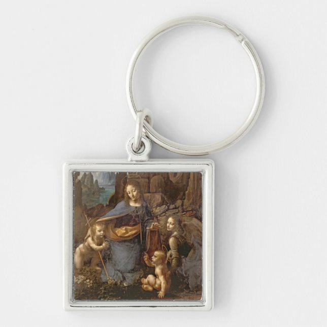 The Virgin of the Rocks Key Ring (Front)