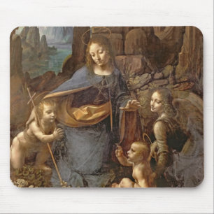 The Virgin of the Rocks Mouse Mat