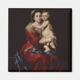 The Virgin of the Rosary, c.1650 Magnet