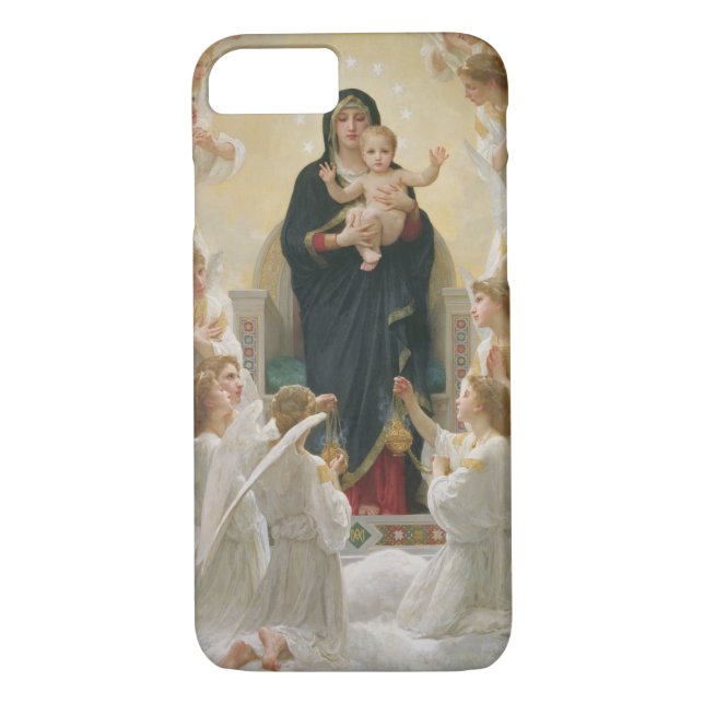 The Virgin with Angels, 1900 Case-Mate iPhone Case (Back)