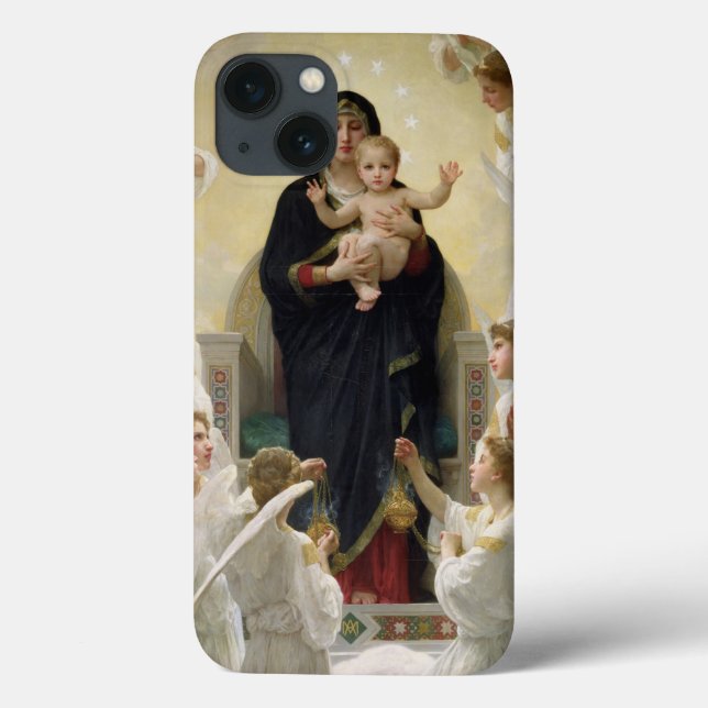 The Virgin with Angels, 1900 Case-Mate iPhone Case (Back)