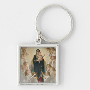 The Virgin with Angels, 1900 Key Ring