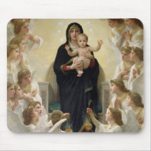 The Virgin with Angels, 1900 Mouse Mat