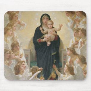 The Virgin with Angels, 1900 Mouse Mat