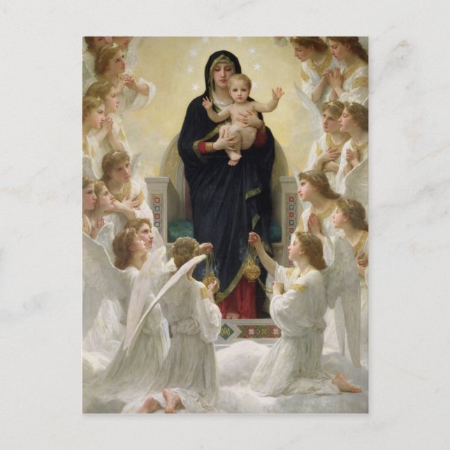 The Virgin with Angels, 1900 Postcard (Front)