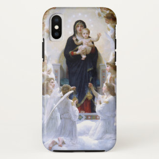 The Virgin with Angels by William Adolphe Bouguere iPhone X Case