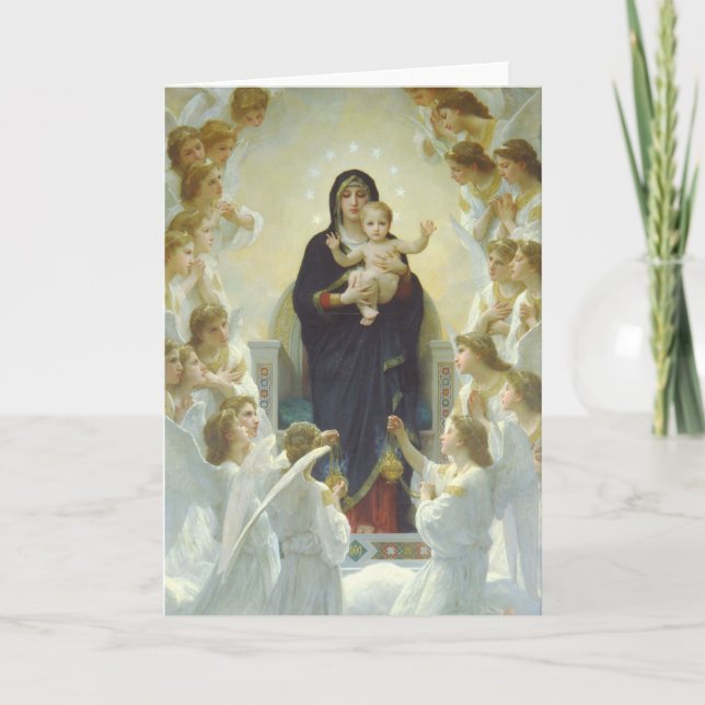 The Virgin With Angels Card (Front)