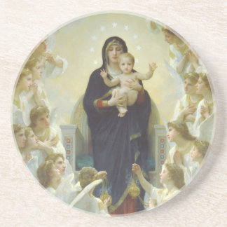 The Virgin With Angels Coaster