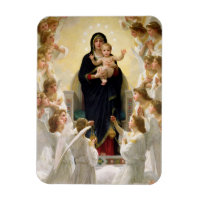 The Virgin With Angels -William-Adolphe Bouguereau
