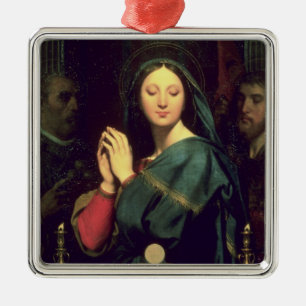 The Virgin with the Host, 1841 Metal Tree Decoration