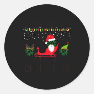 The Virus That Stole Christmas 2020 Tacky Ugly Xma Classic Round Sticker