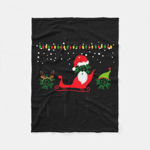 The Virus That Stole Christmas 2020 Tacky Ugly Xma Fleece Blanket