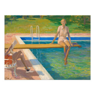 The Viscountess Castlerosse,Palm Springs by Lavery Photo Print