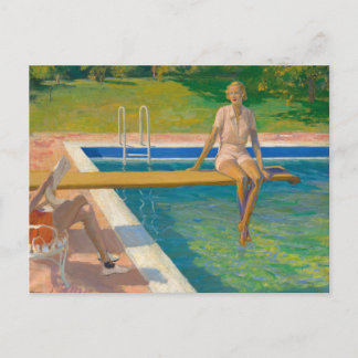 The Viscountess Castlerosse | Sir John Lavery Postcard