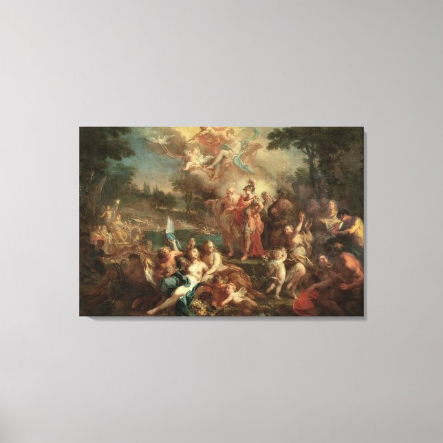 The Vision of Aeneas in the Elysian Fields Canvas Print (Front)