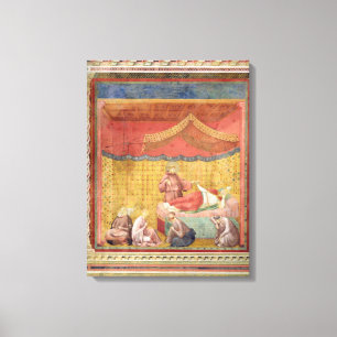 The Vision of Pope Gregory IX 1297-99 Canvas Print