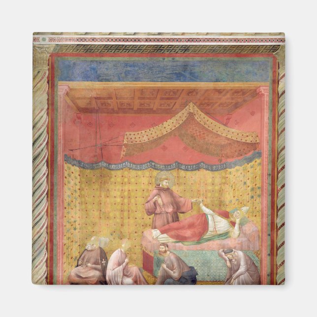 The Vision of Pope Gregory IX  1297-99 Magnet (Front)