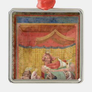 The Vision of Pope Gregory IX 1297-99 Metal Tree Decoration
