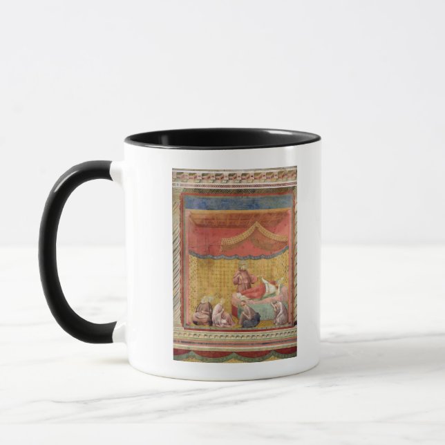 The Vision of Pope Gregory IX  1297-99 Mug (Left)
