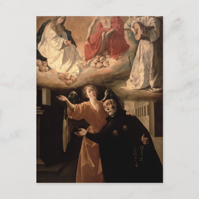 The Vision of St. Alphonsus Rodriguez Postcard (Front)