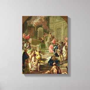 The Vision of St. Benedict, c.1760 Canvas Print