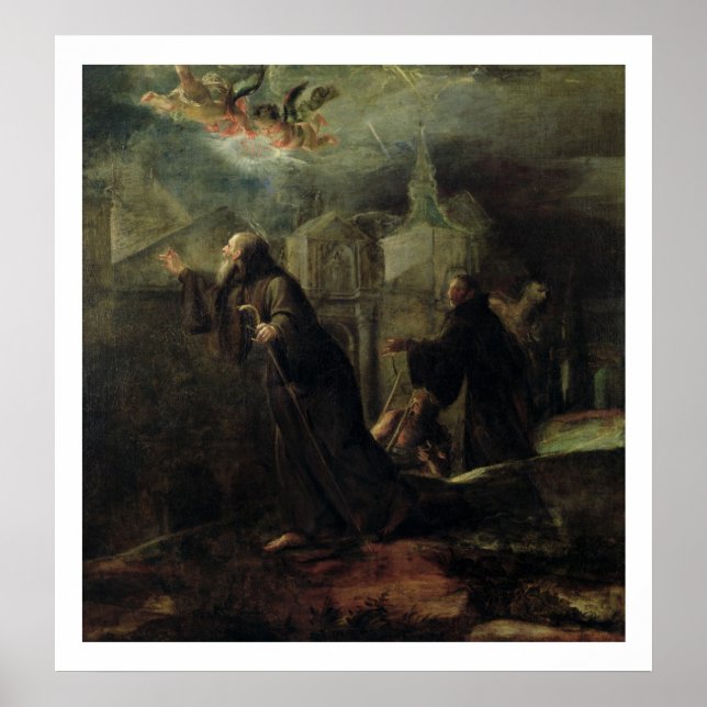 The Vision of St. Francis of Paola Poster (Front)