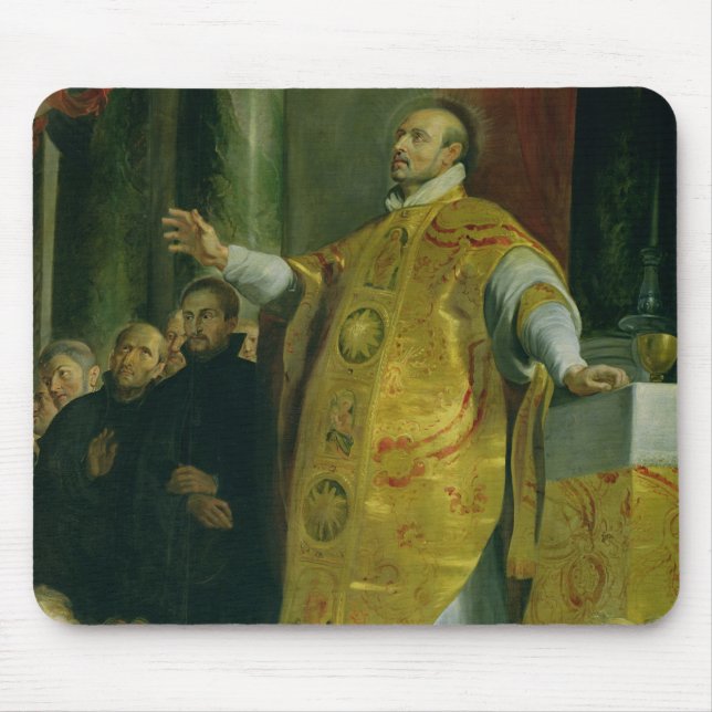 The Vision of St. Ignatius of Loyola Mouse Mat (Front)