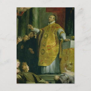 The Vision of St. Ignatius of Loyola Postcard