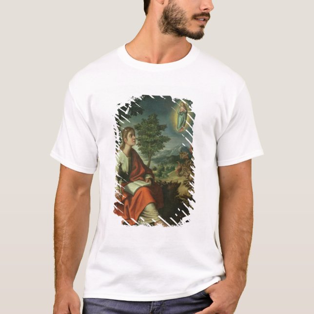 The Vision of St. John the Evangelist on Patmos T-Shirt (Front)