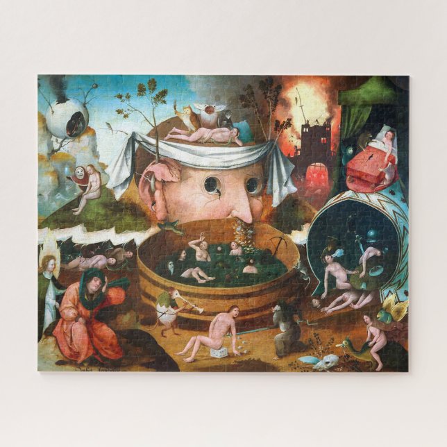 The Vision of Tondal | Hieronymus Bosch | Jigsaw Puzzle (Horizontal)