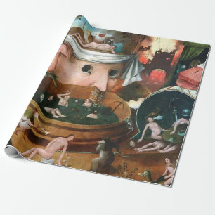 The Vision Of Tondal - Hieronymus Bosch Wrapping Paper