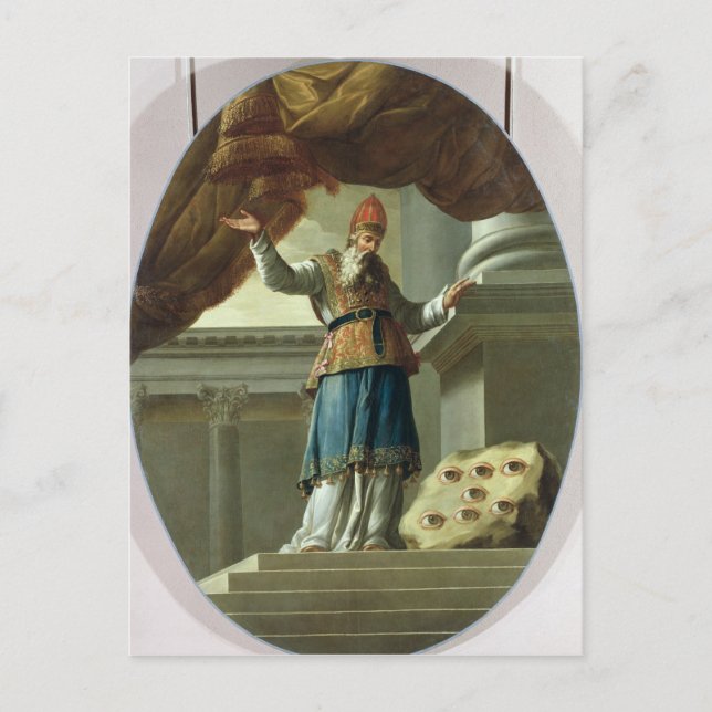 The Vision of Zechariah Postcard (Front)