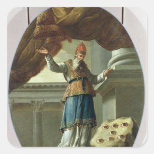 The Vision of Zechariah Square Sticker