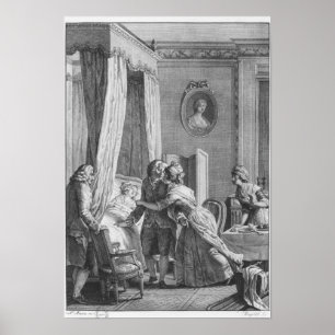 The visit of the doctor from Boson Poster