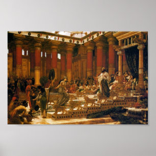 The Visit Of The Queen Of Sheba To King Solomon Poster