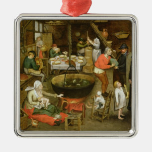 The Visit to the Farm Metal Tree Decoration